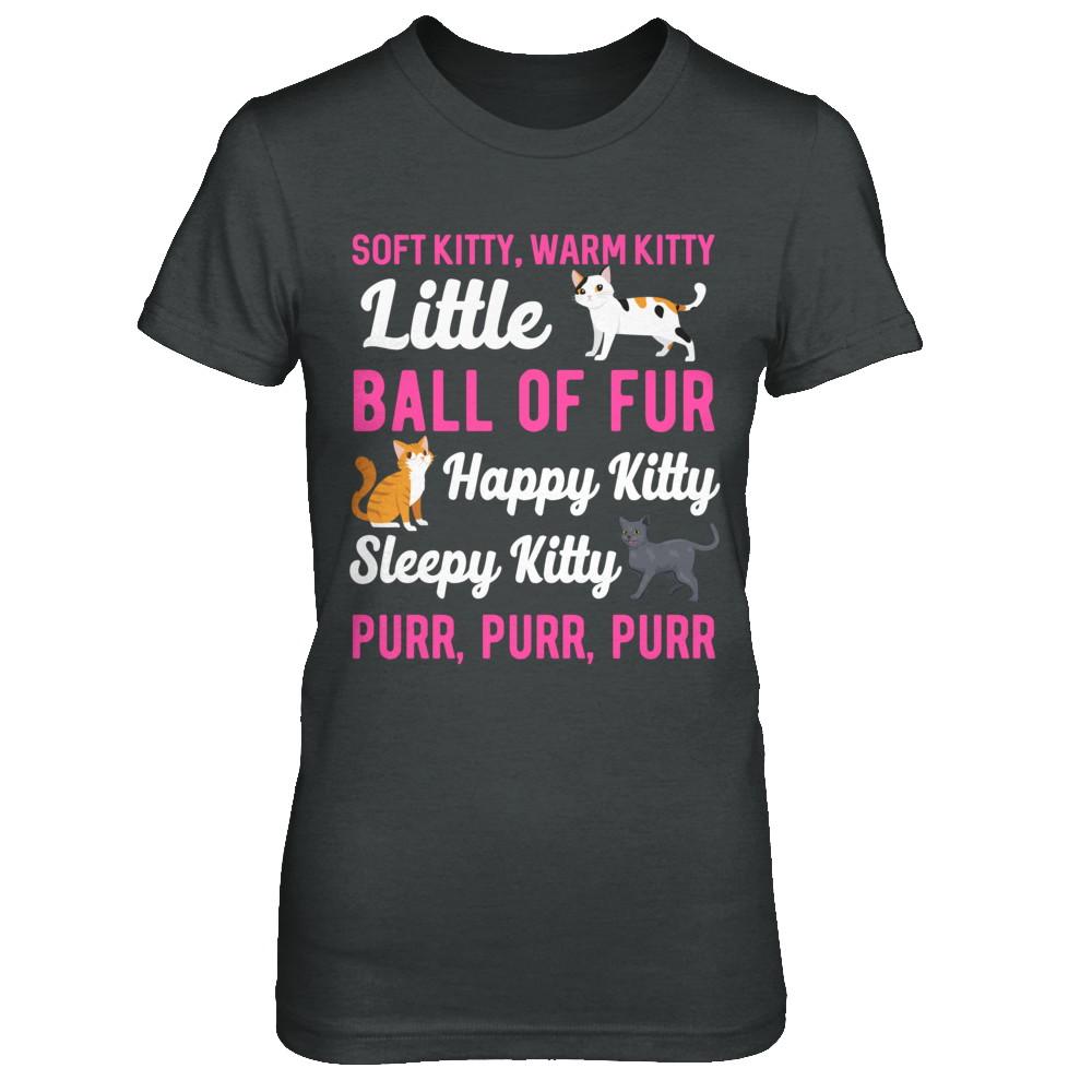 Soft Warm Little Ball Of Fur Happy Sleepy Kitty Cat-T-Shirt & Hoodie-Women's T-Shirt-Dark Heather