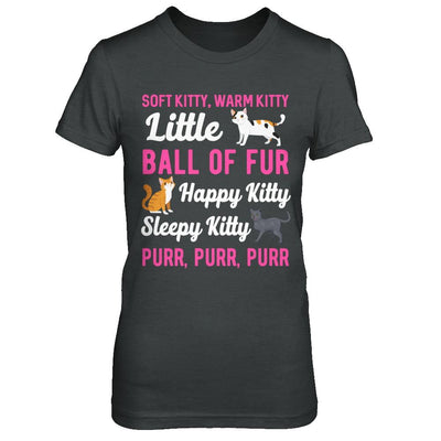 Soft Warm Little Ball Of Fur Happy Sleepy Kitty Cat-T-Shirt & Hoodie-Women's T-Shirt-Dark Heather
