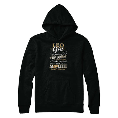 I'm A Leo Girl Lipstick July August Funny Zodiac Birthday-T-Shirt & Tank Top-Pullover Hoodie-Black