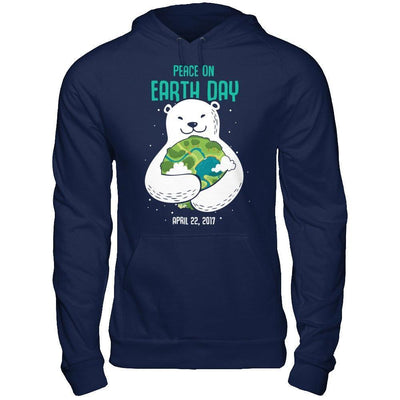 Peace On Earth Day 2017-T-Shirt & Hoodie-Pullover Hoodie-Navy
