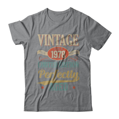 Vintage Premium Made In 1978 43th Birthday Gift-T-Shirt & Hoodie-Classic T-Shirt-Sport Grey