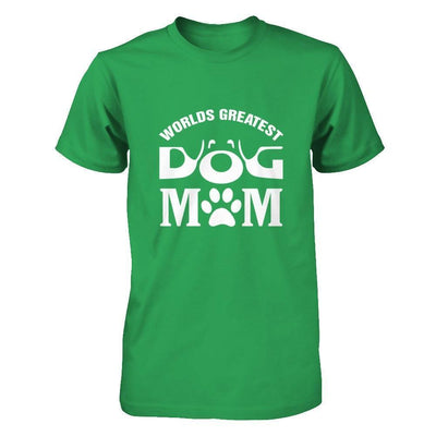Worlds Greatest Dog Mom-T-Shirt & Hoodie-Premium T-Shirt-Kelly Green