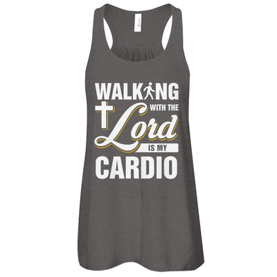 Walking With The Lord Is My Cardio-T-Shirt & Tank Top-