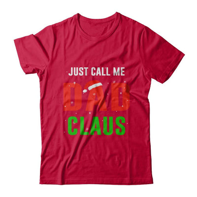 Santa Dad Claus Matching Family Christmas Pajamas-T-Shirt & Sweatshirt-Classic T-Shirt-Red
