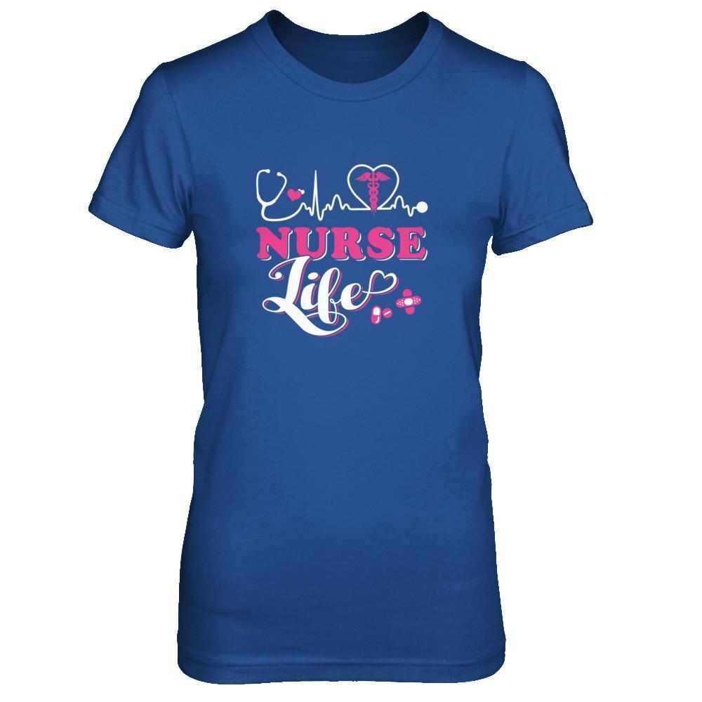Nurse Life Lover-T-Shirt & Tank Top-Women's T-Shirt-Royal