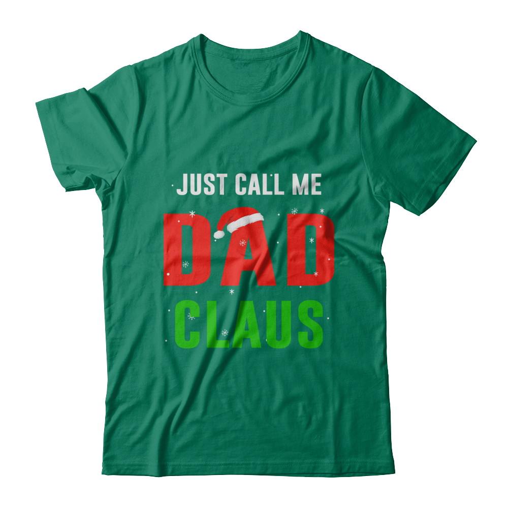 Santa Dad Claus Matching Family Christmas Pajamas-T-Shirt & Sweatshirt-Classic T-Shirt-Kelly Green