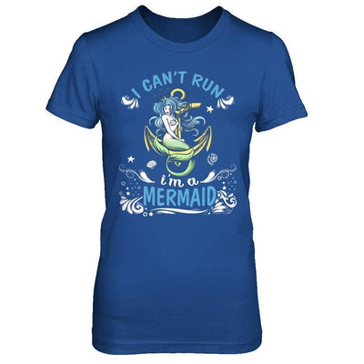 I Can't Run I'm A Mermaid-T-Shirt & Hoodie-Women's T-Shirt-Royal