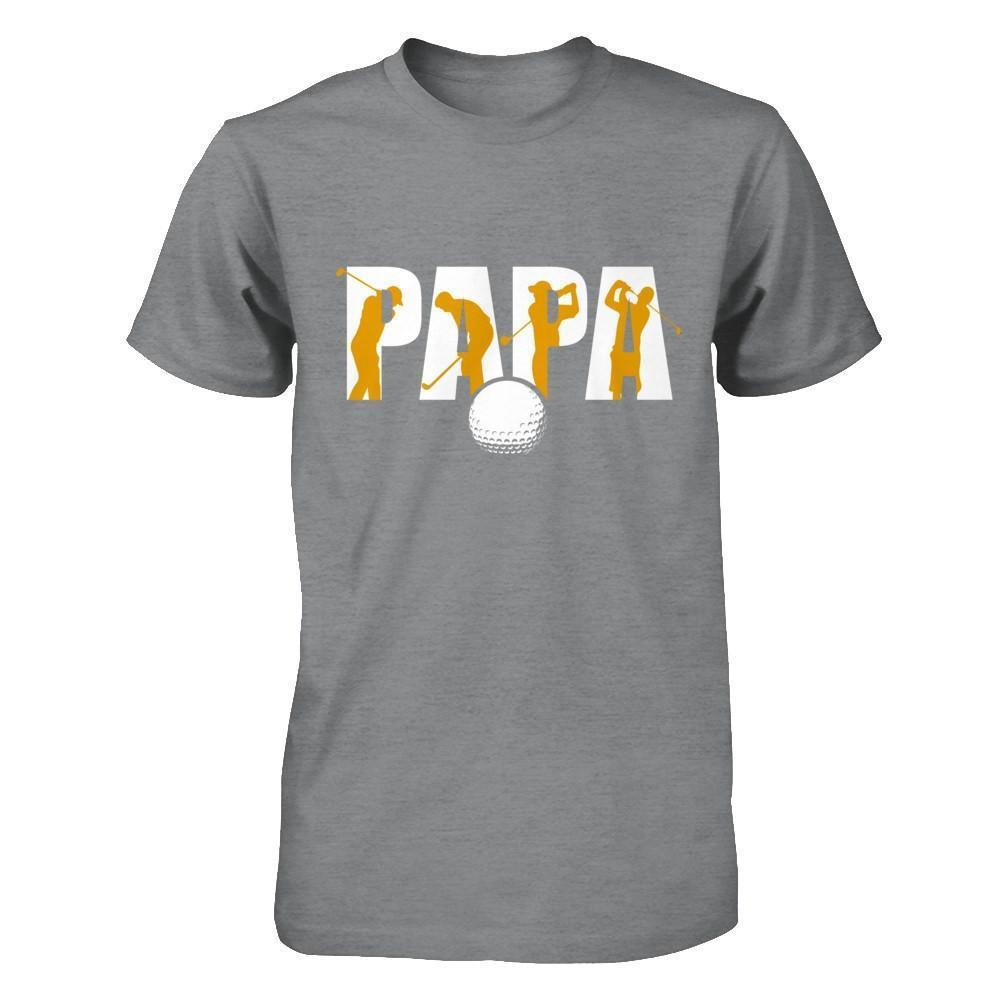 Golf Papa Father's Day-T-Shirt & Hoodie-Classic T-Shirt-Sport Grey