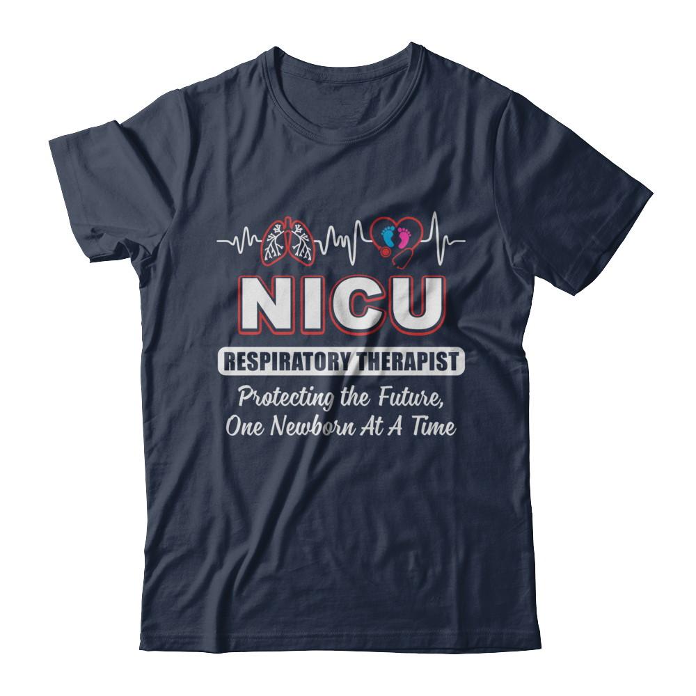Nurse Respiratory Therapist NICU Therapy-T-Shirt & Hoodie-Classic T-Shirt-Navy