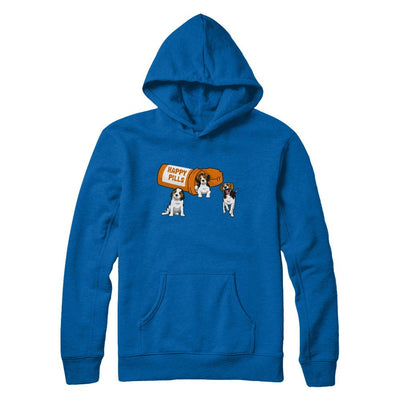 Beagles Happy Pills-T-Shirt & Hoodie-Pullover Hoodie-Royal