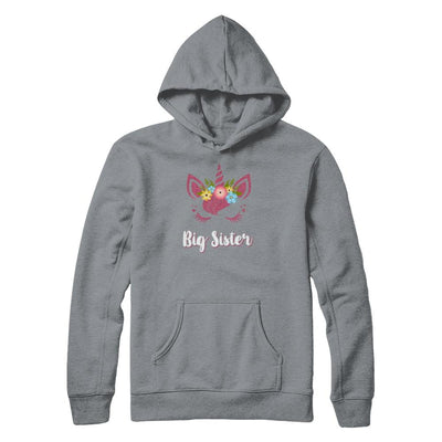 Unicorn Big Sister I'm Going To Be A Big Sister-T-Shirt & Tank Top-Pullover Hoodie-Light Steel
