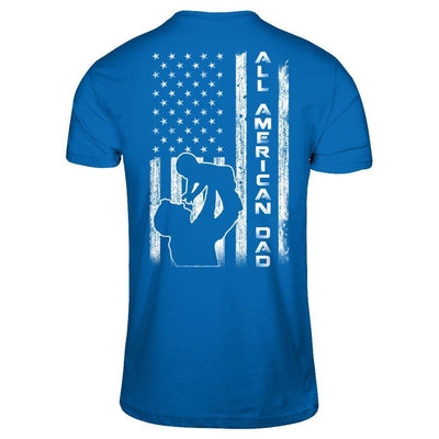 All American Dad Flag-T-Shirt & Hoodie-Classic T-Shirt-Royal
