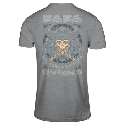 Papa The Viking The Myth The Legend-T-Shirt & Hoodie-Classic T-Shirt-Sport Grey