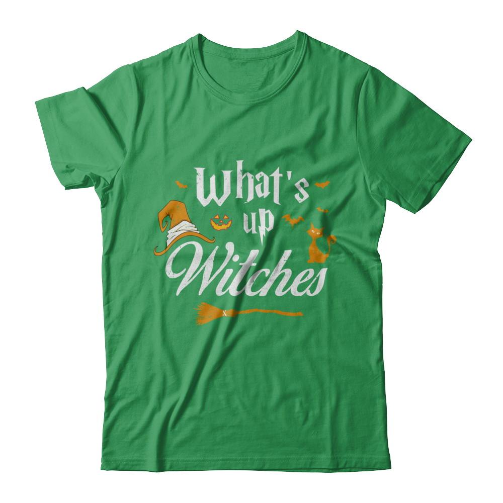 What's Up Witches-T-Shirt & Sweatshirt-Premium T-Shirt-Kelly Green