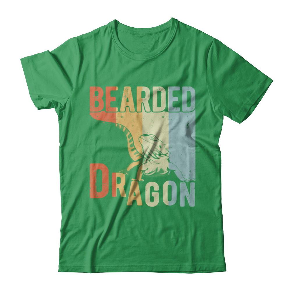 Vintage Retro Bearded Dragon-T-Shirt & Hoodie-Premium T-Shirt-Kelly Green