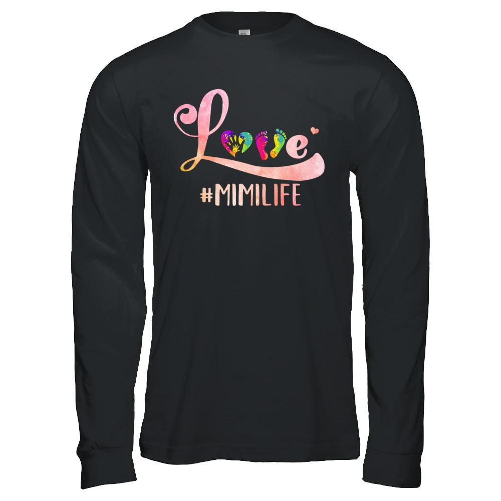 Love Mimilife Mimi-T-Shirt & Hoodie-Long Sleeve T-Shirt-Black
