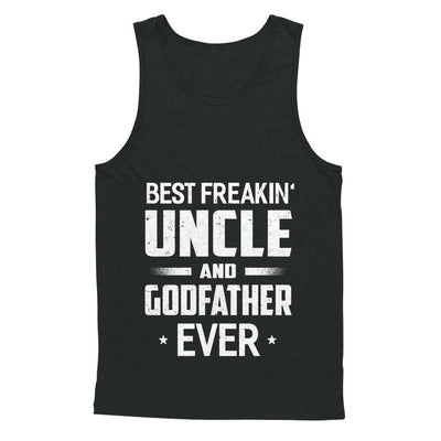 Best Freakin Uncle And Godfather Ever-T-Shirt & Hoodie-Unisex Tank-Black