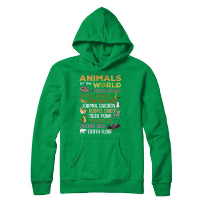 Funny Animals of The World-T-Shirt & Hoodie-Pullover Hoodie-Irish Green