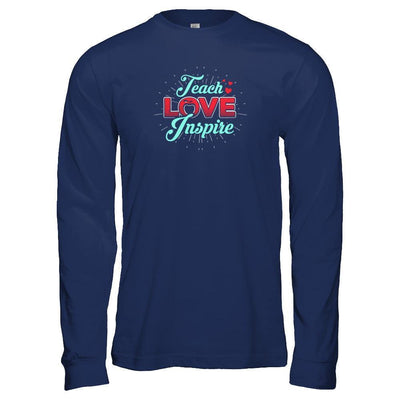 Teach Love Inspire-T-Shirt & Tank Top-Long Sleeve T-Shirt-Navy