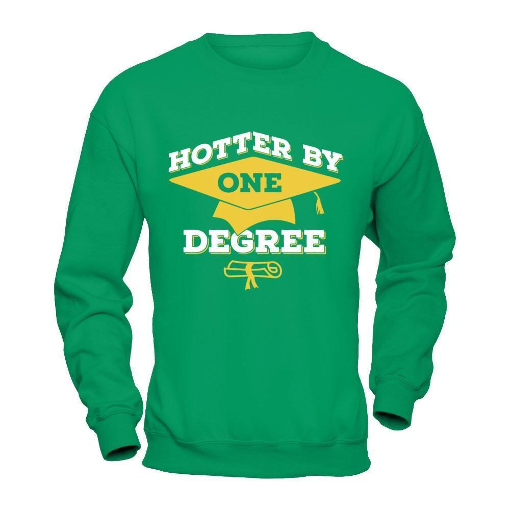 Hotter By One Degree-T-Shirt & Hoodie-Crewneck Sweatshirt-Irish Green