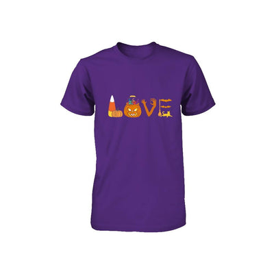 I Love Candy Funny Candy Corn Halloween Gift Youth-Youth Shirt-