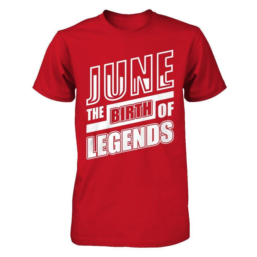 June The Birth Of Legends-T-Shirt & Hoodie-Classic T-Shirt-Red