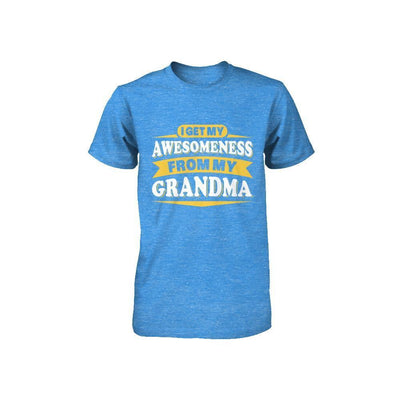 I Get My Awesomeness From My Grandma Youth-Youth Shirt-Youth T-Shirt-True Royal Triblend
