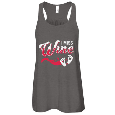 I Miss Wine Pregnancy Bump Mommy-T-Shirt & Tank Top-