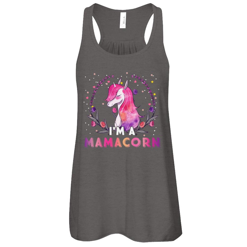 Cute Mamacorn Rainbow Unicorn Mother's Day-T-Shirt & Tank Top-
