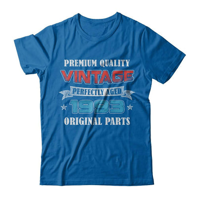 Vintage Premium Prefectly Aged 1993 28th Birthday Gift-T-Shirt & Hoodie-Classic T-Shirt-Royal