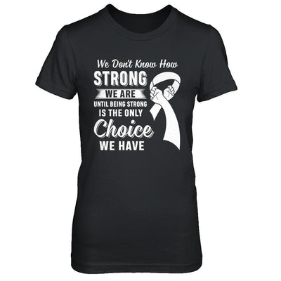 Being Strong Choice Lung Cancer-T-Shirt & Hoodie-Women's T-Shirt-Black