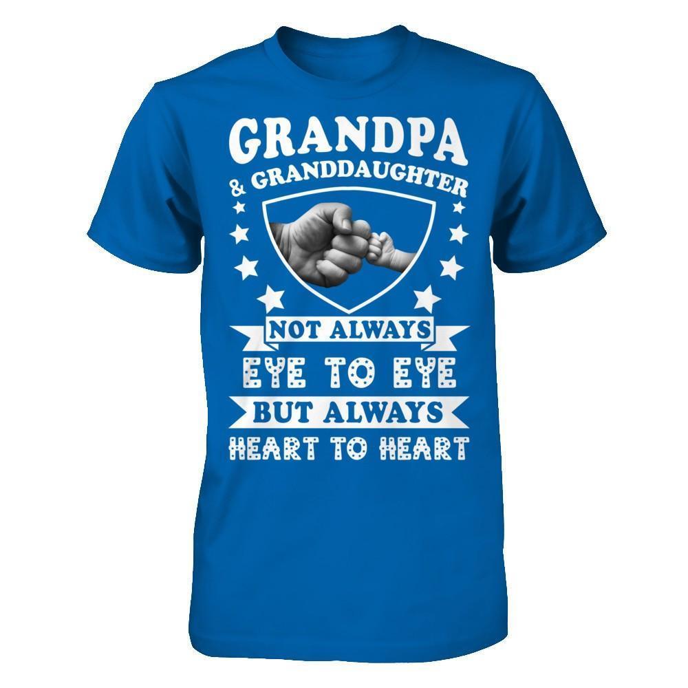 Grandpa And Granddaughter Not Always Eye To Eye-T-Shirt & Hoodie-Classic T-Shirt-Royal