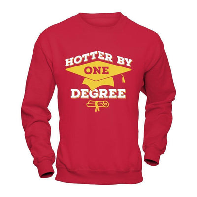 Hotter By One Degree-T-Shirt & Hoodie-Crewneck Sweatshirt-Red