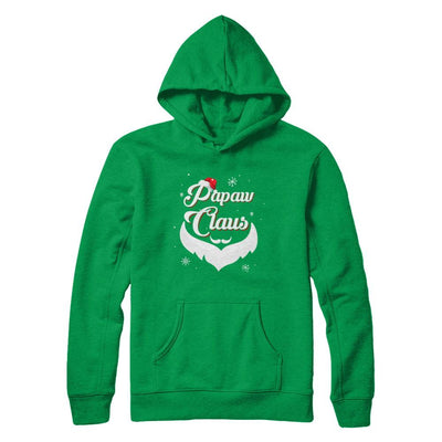 Santa Beard Matching Christmas Pajamas Papaw Claus-T-Shirt & Sweatshirt-Pullover Hoodie-Irish Green