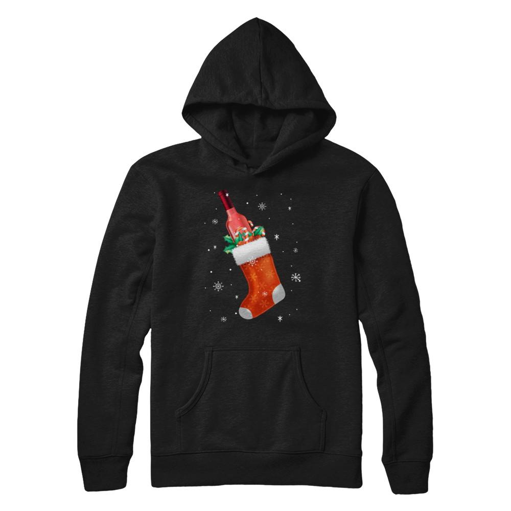 Best Gift Christmas For Winer Drinking Wine Lover-T-Shirt & Sweatshirt-Pullover Hoodie-Black