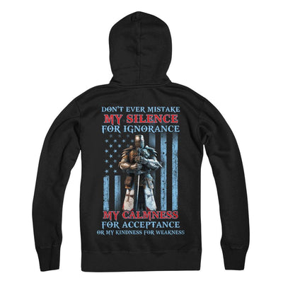 Don't Ever Mistake My Silence For Ignorance-T-Shirt & Hoodie-Pullover Hoodie-Black