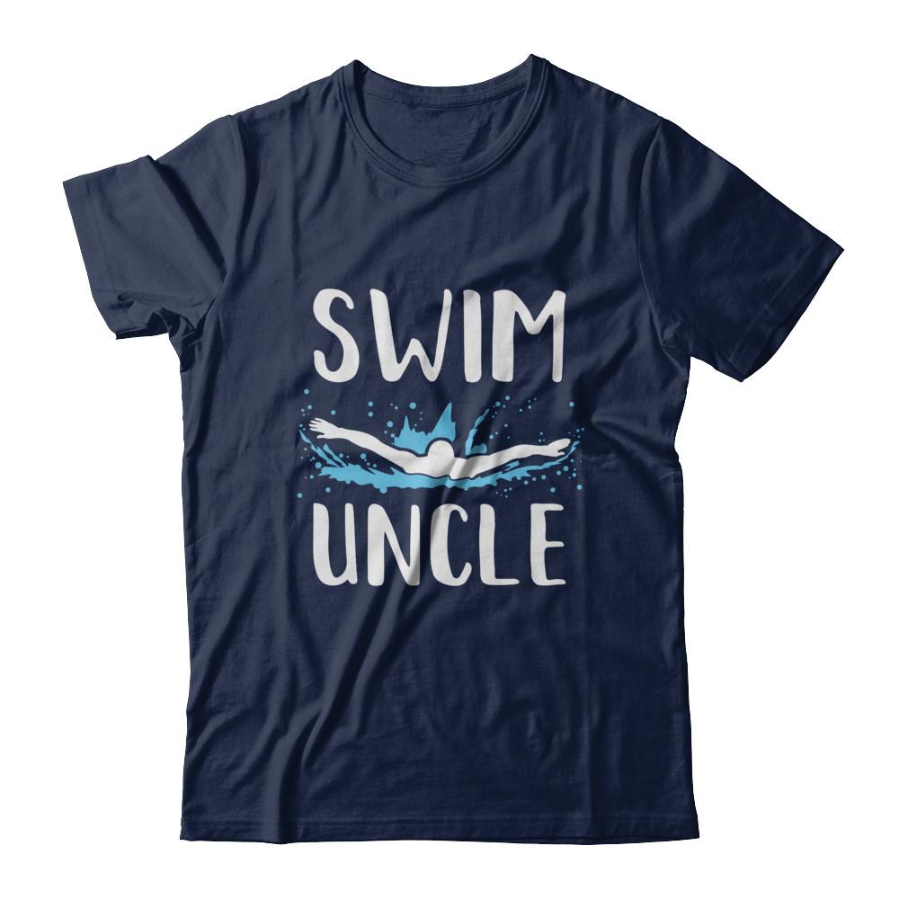 Swim Uncle Funny Swimming Birthday Gift-T-Shirt & Hoodie-Classic T-Shirt-Navy