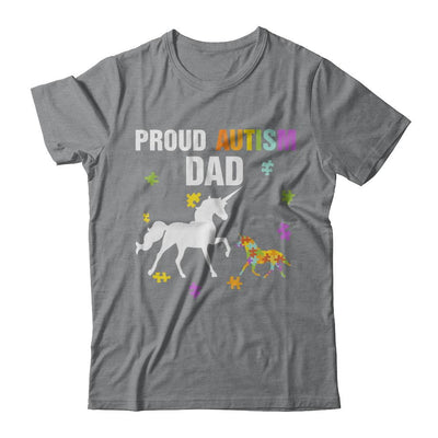 Proud Autism Dad Unicorn Autism Awareness-T-Shirt & Hoodie-