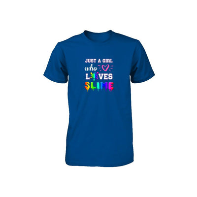 Just A Girl Who Loves Slime Youth-Youth Shirt-Toddler T-Shirt-Royal