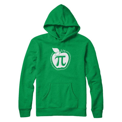 Apple Pi Math Happy Pi Day Teacher-T-Shirt & Hoodie-Pullover Hoodie-Irish Green
