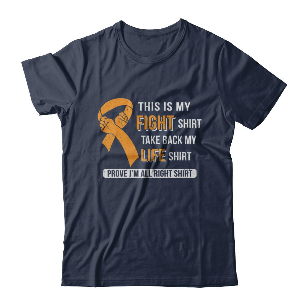 This Is My Fight Multiple Sclerosis Awareness-T-Shirt & Hoodie-Classic T-Shirt-Navy