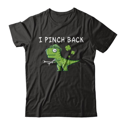 I Pinch Back Dinosaur T-Rex St Patrick's Day-T-Shirt & Hoodie-Premium T-Shirt-Black