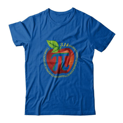 Teacher Apple Pi Math Happy Pi Day-T-Shirt & Hoodie-Premium T-Shirt-Royal