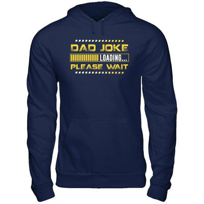 Dad Joke Loading-T-Shirt & Hoodie-Pullover Hoodie-Navy