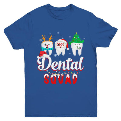 Dental Squad Tooth Christmas Dental Assistant Gifts Youth-Youth Shirt-Youth T-Shirt-Royal