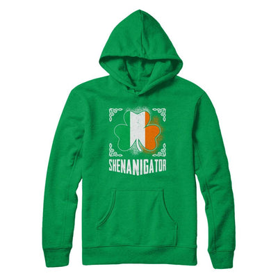 Shenanigator Happy St Patrick's Day-T-Shirt & Hoodie-Pullover Hoodie-Irish Green