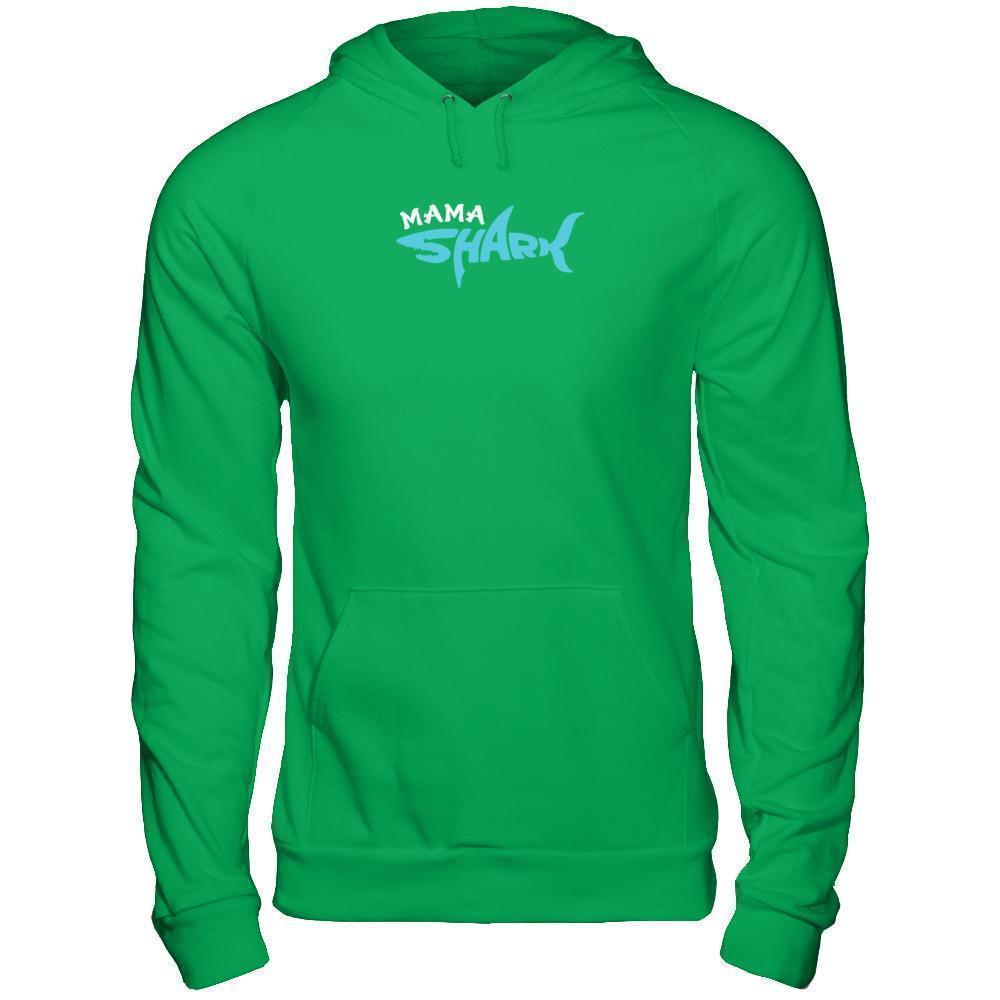 Mama Shark Lovers Best Mom-T-Shirt & Tank Top-Pullover Hoodie-Irish Green