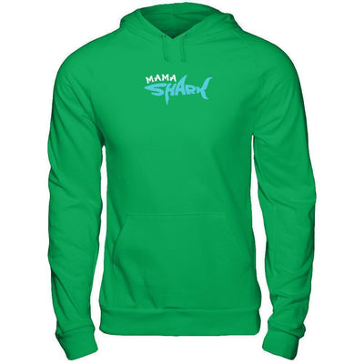Mama Shark Lovers Best Mom-T-Shirt & Tank Top-Pullover Hoodie-Irish Green