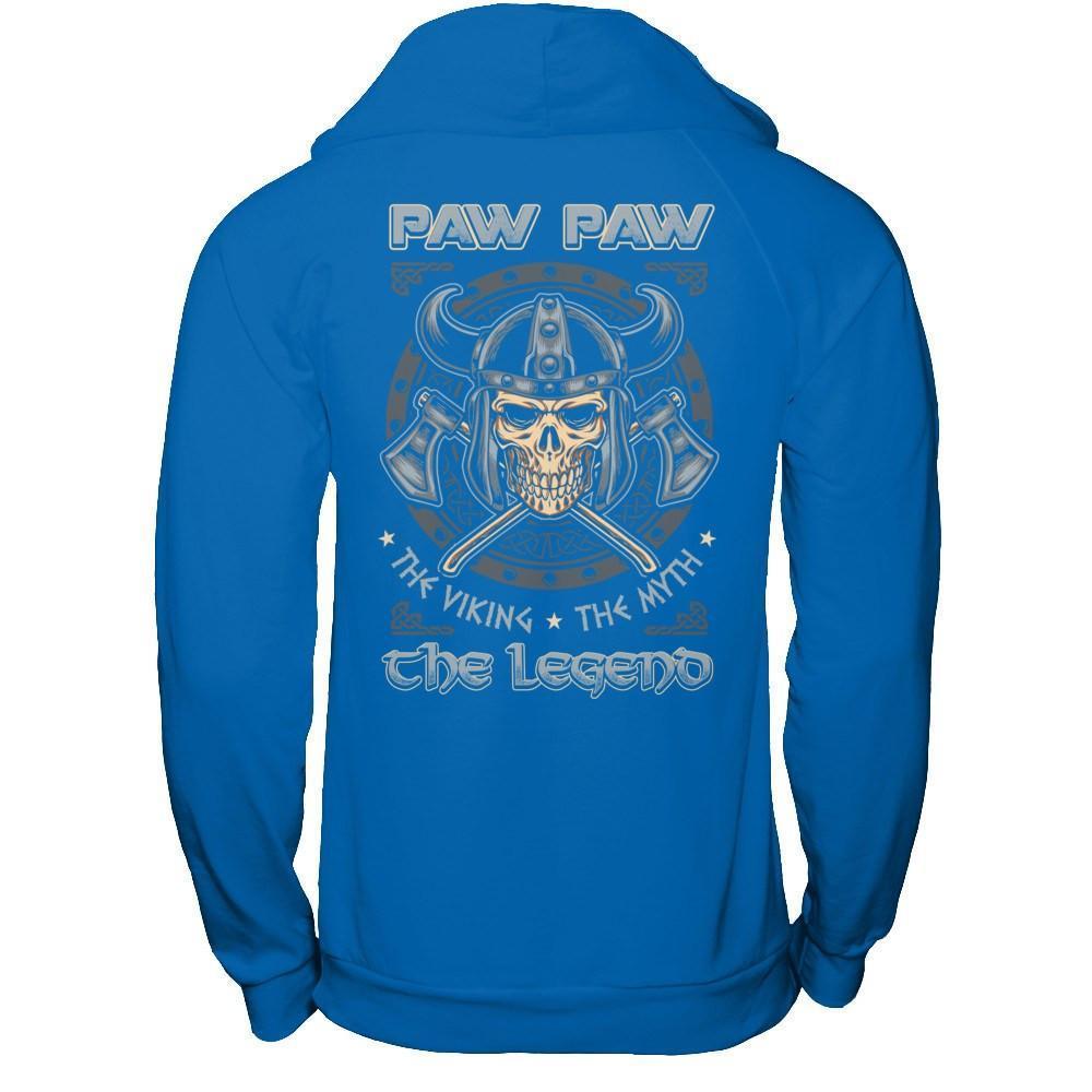 Paw Paw The Viking The Myth The Legend-T-Shirt & Hoodie-Pullover Hoodie-Royal