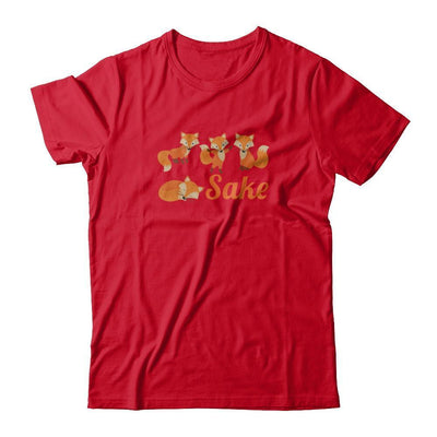 Cute Colorful For Fox Sake-T-Shirt & Tank Top-Premium T-Shirt-Red